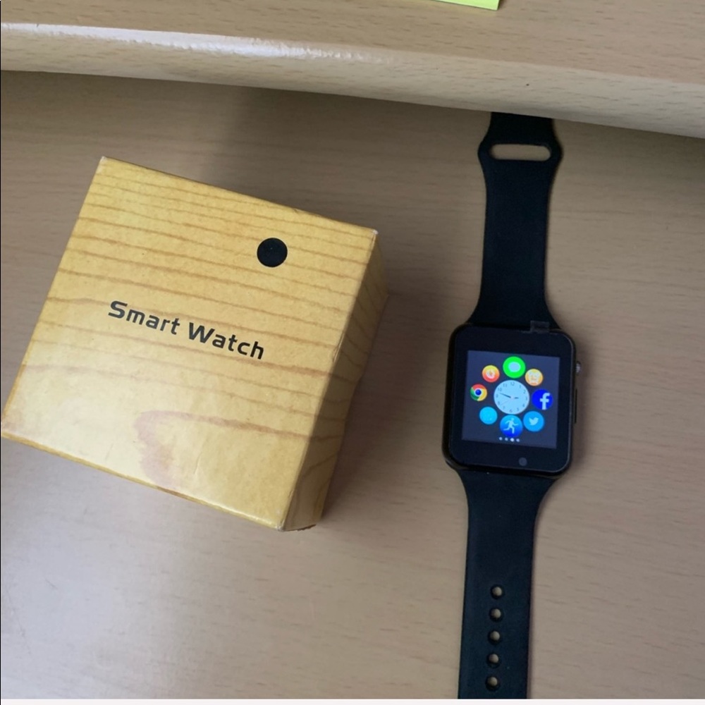 Smart watch black - Picture 1 of 7